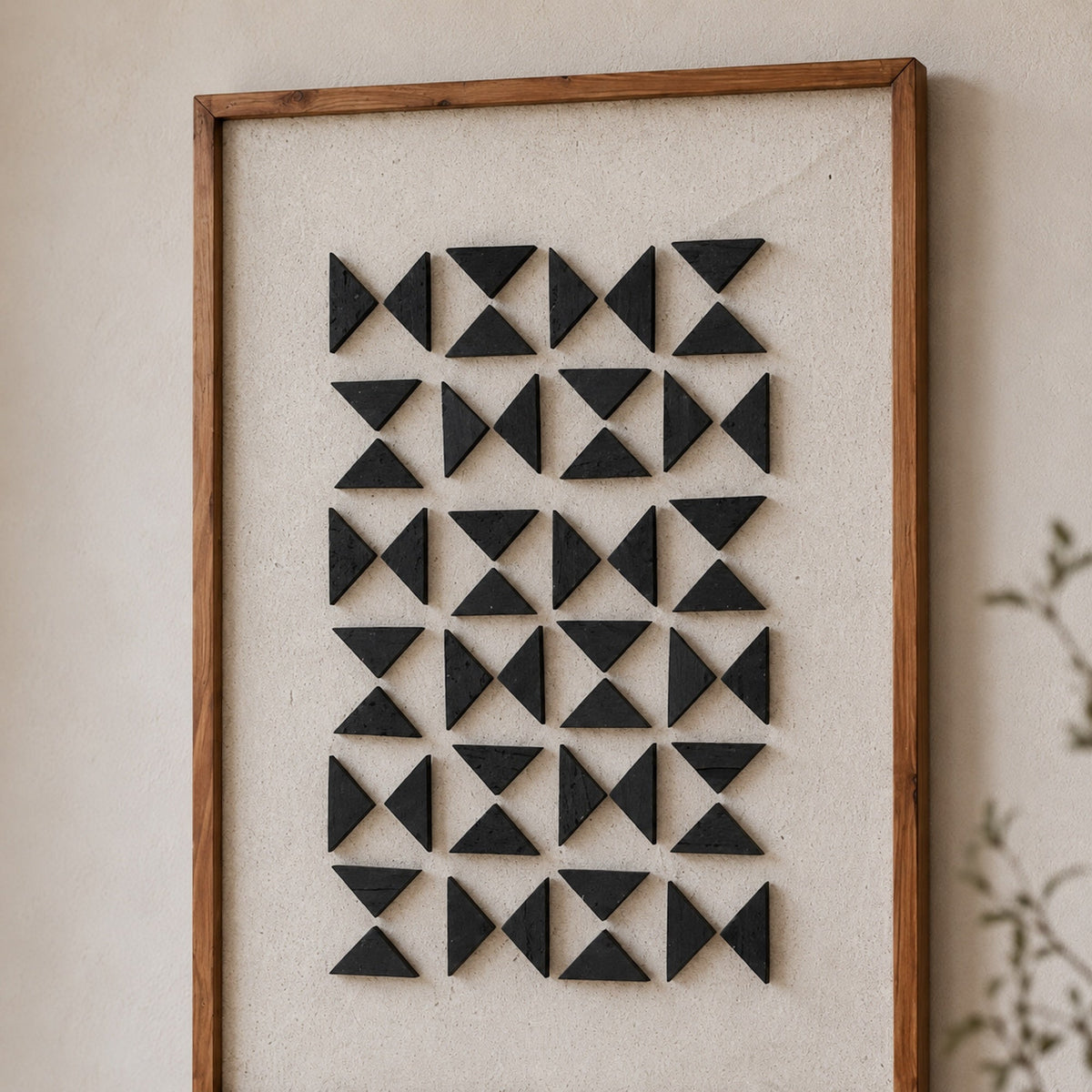 Silhouettes of Elm Rectangle - Ready To Hang Wall Art - 62x82cm