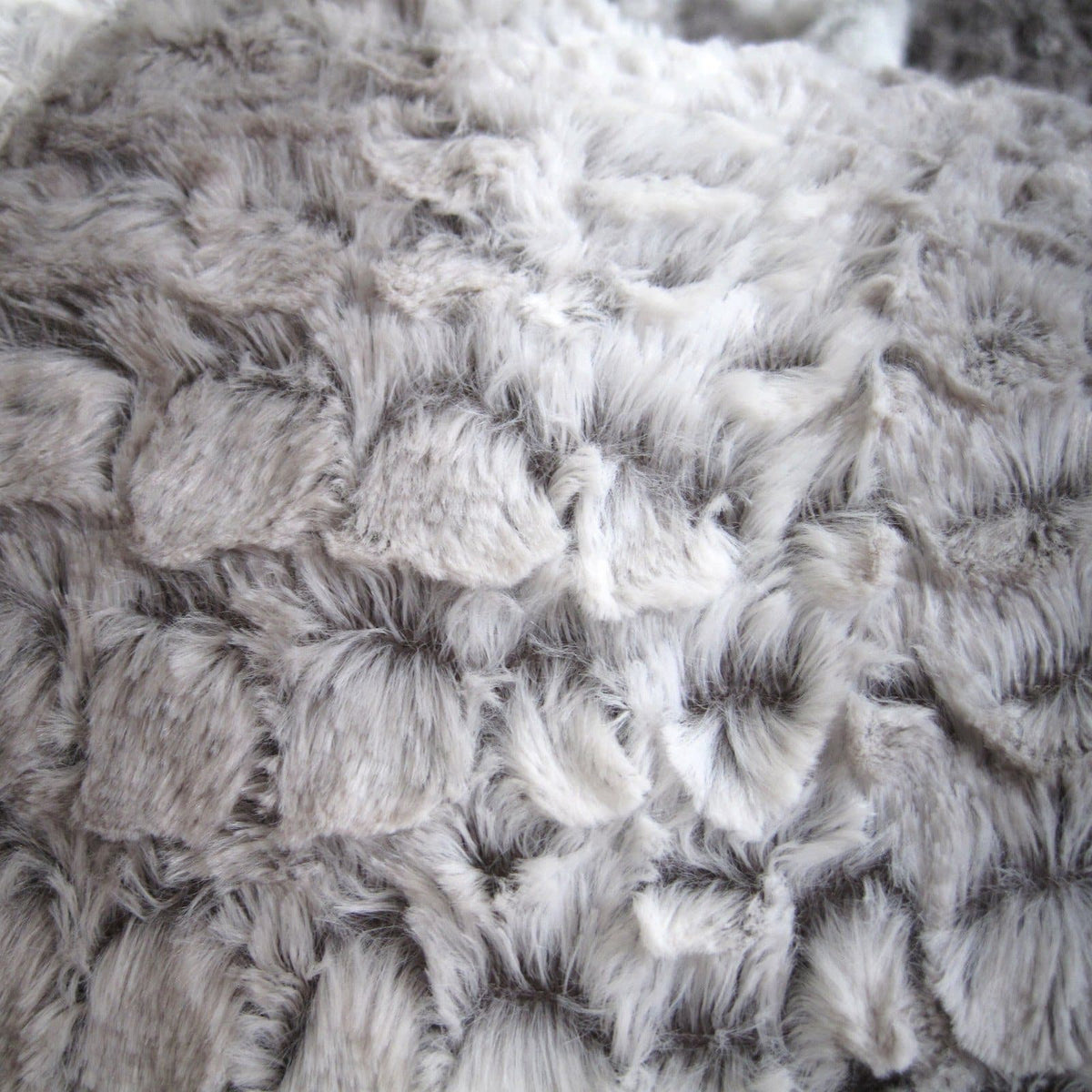 Arctic Fur Bean Bag - Silver Grey
