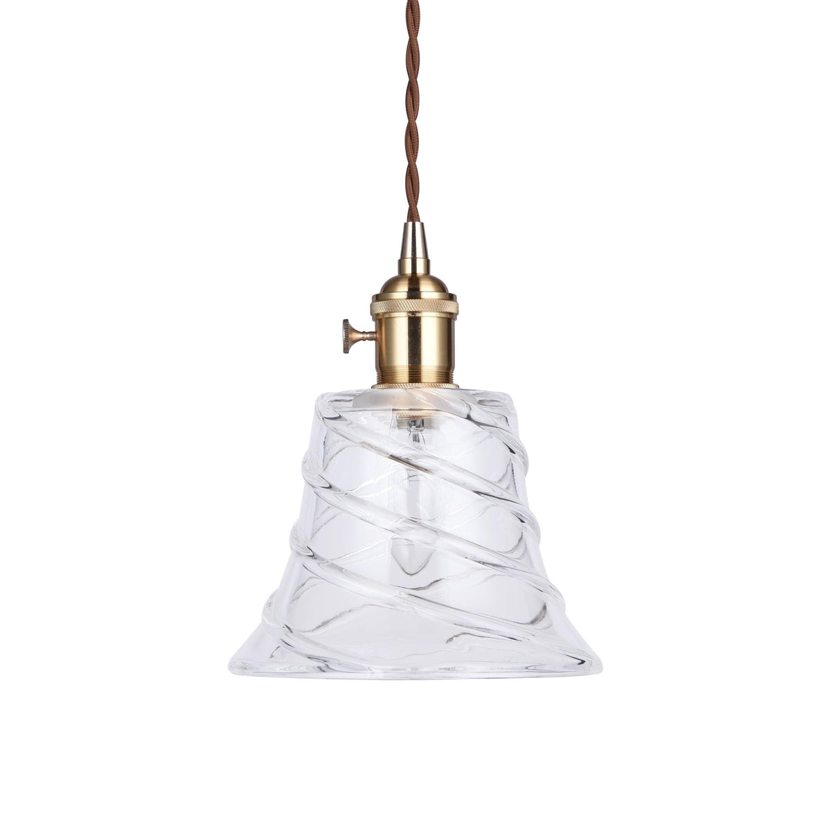 Belle Vintage Glass Pendant Light