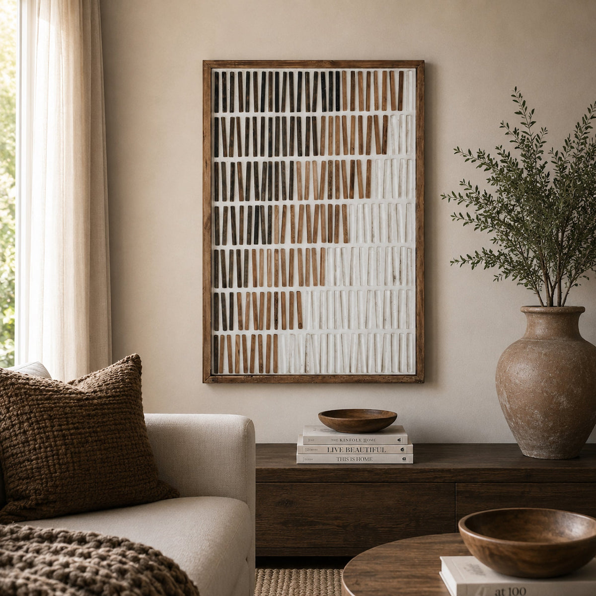 Hushed Tones - Ready To Hang Wall Art - 62x82cm