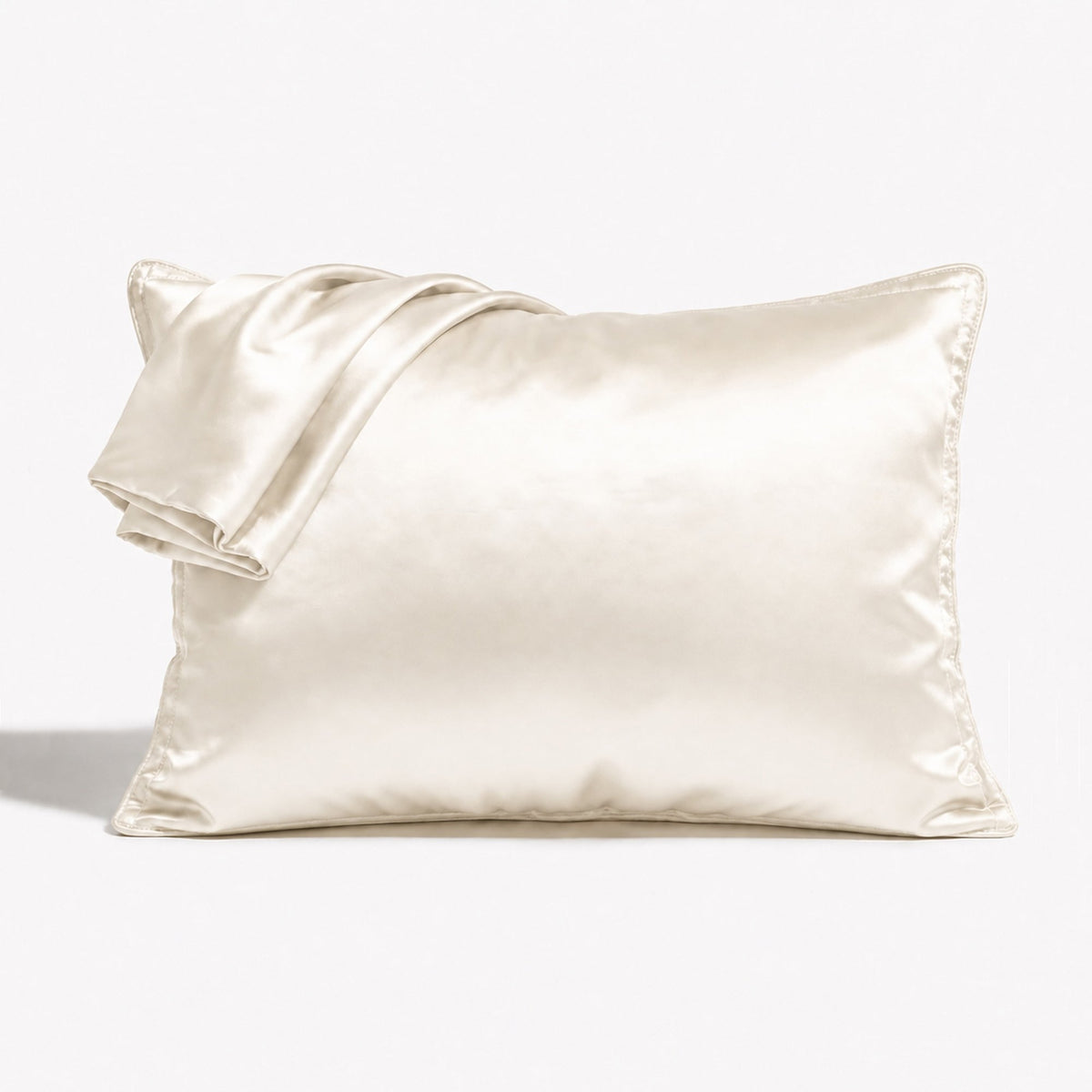 Satin Pillowcase Set - Ivory Cream