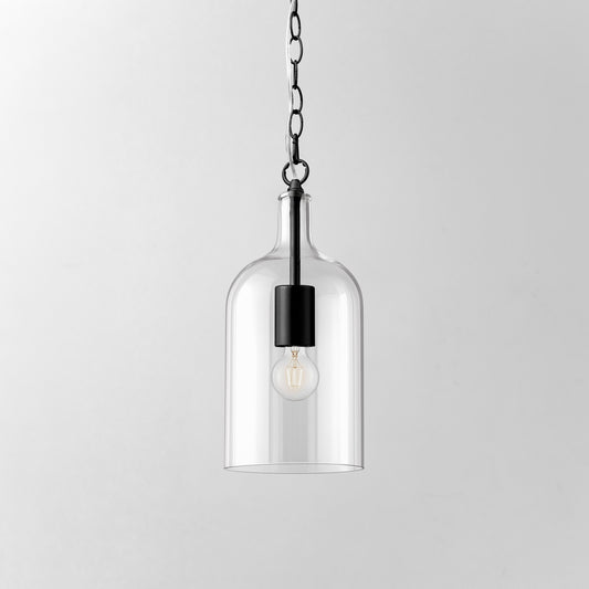 Kendal Glass Pendant Light - Black