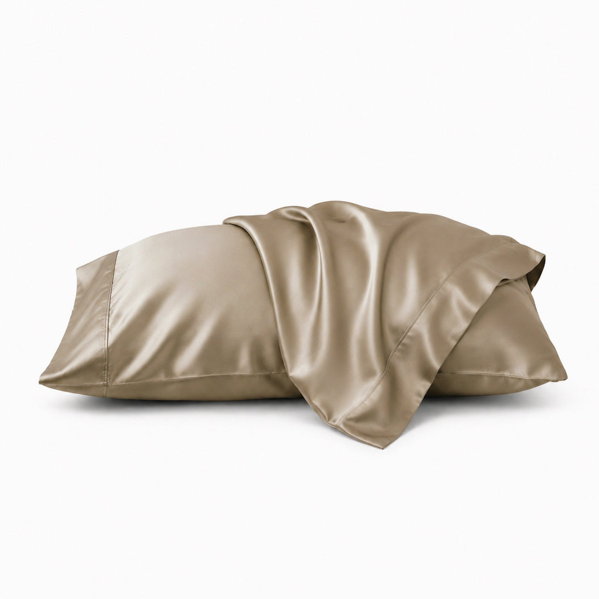 Silky Soft Bamboo Standard Pillowcase Set - Latte