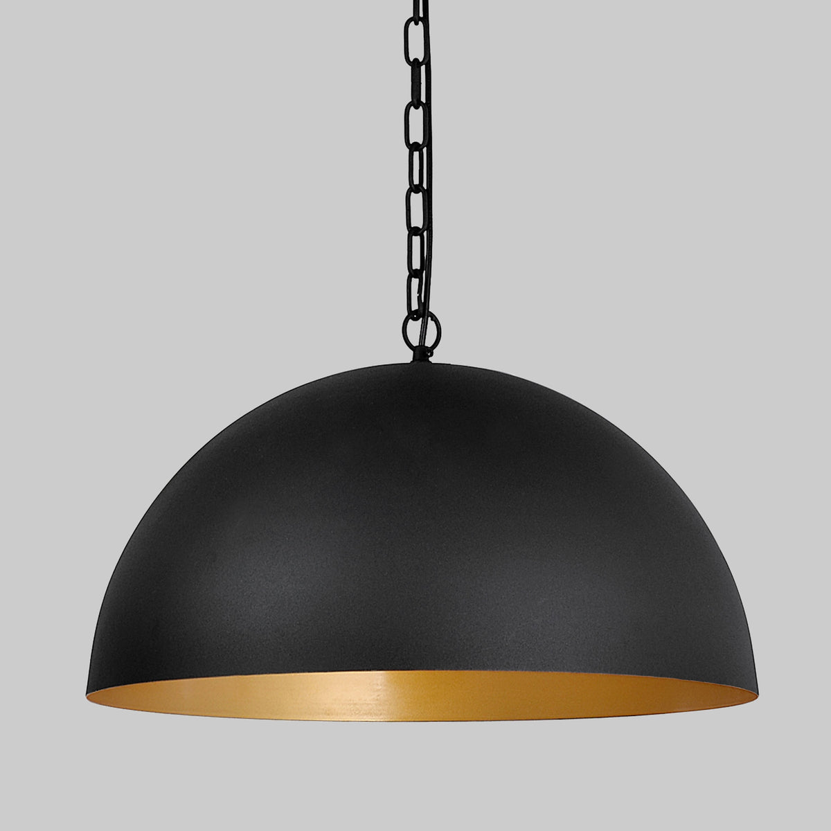 Presley Dome Pendant Light - Black