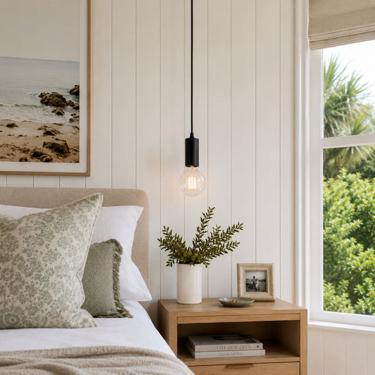 Riley Pendant Light - Matt Black