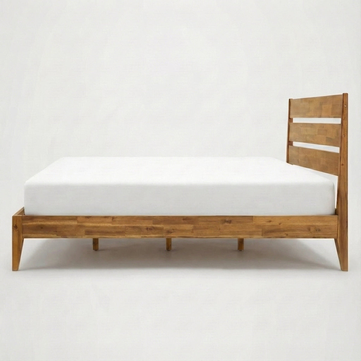 Emery Solid Wood Bed Frame with Headboard