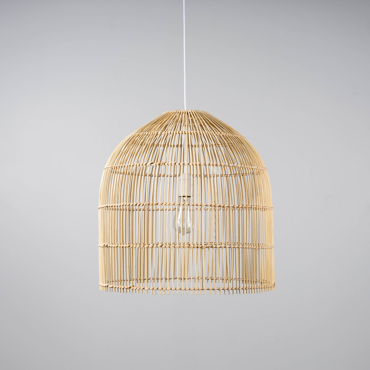 Siena Rattan Cane Pendant Light - Natural