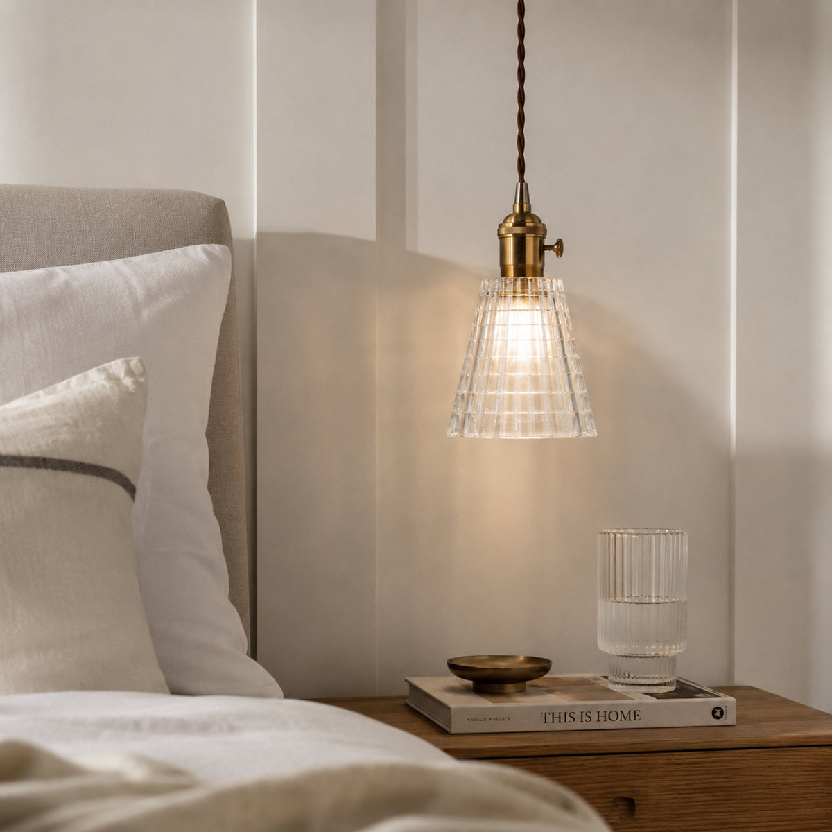 Amy Vintage Glass Pendant Light