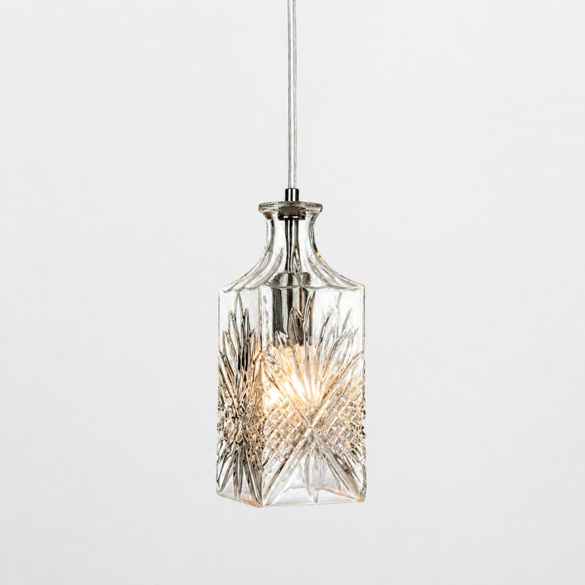 Whisky Wine Decanter Glass Pendant Light