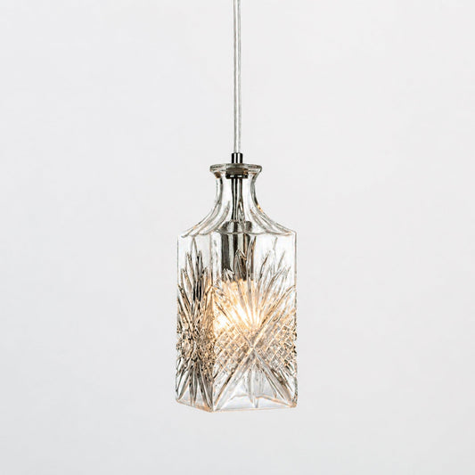 Whisky Wine Decanter Glass Pendant Light