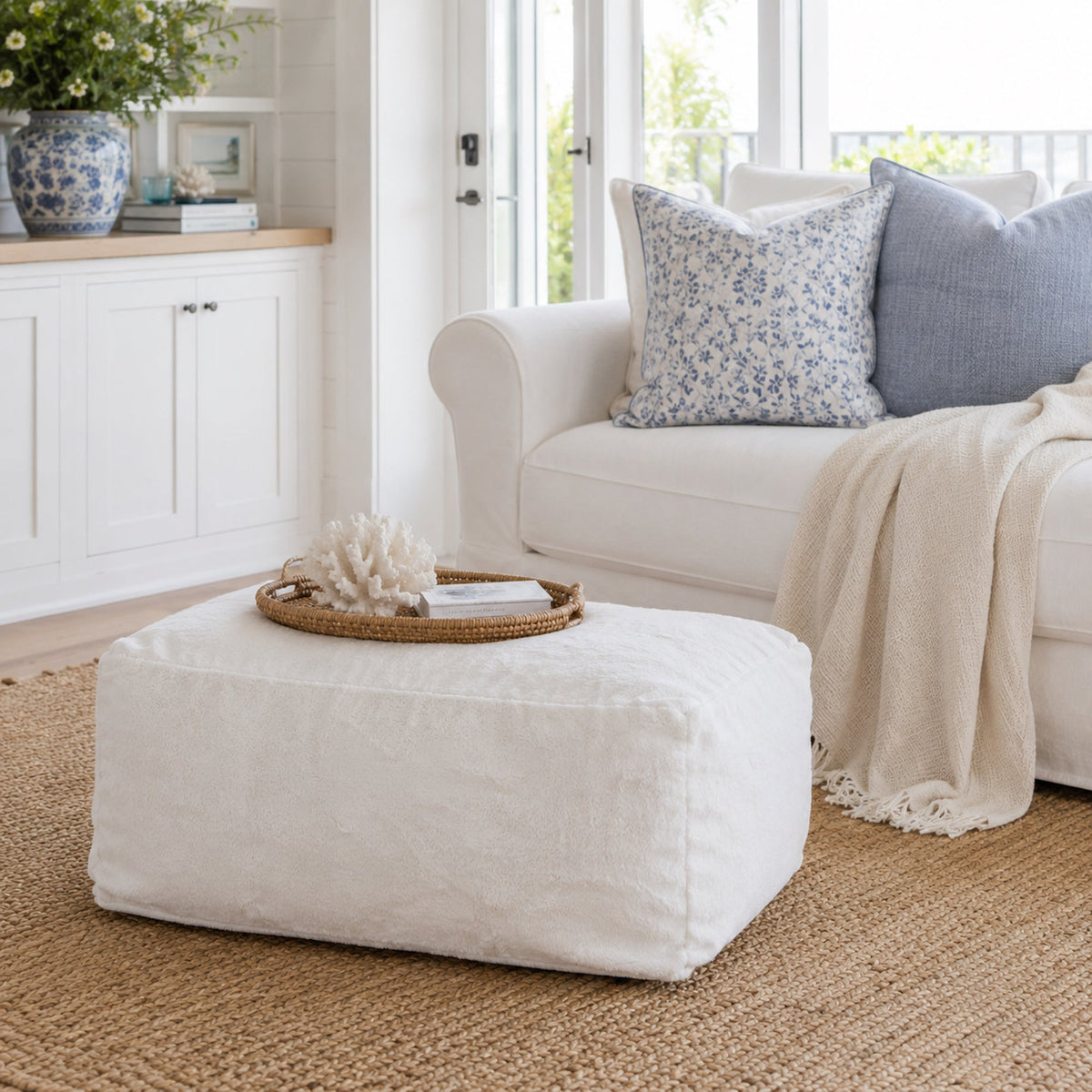 DreamPod® Ottoman - White