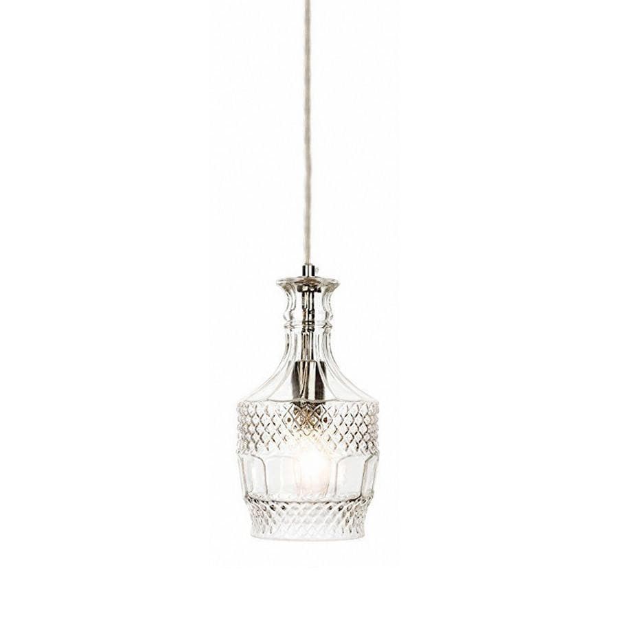 Brandy Wine Decanter Glass Pendant Light