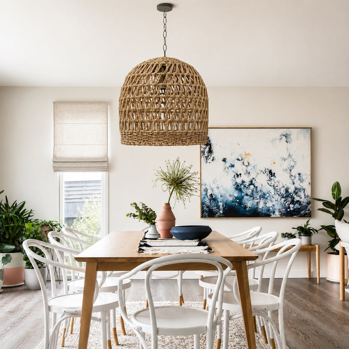 Milford Rope Pendant Light - Natural